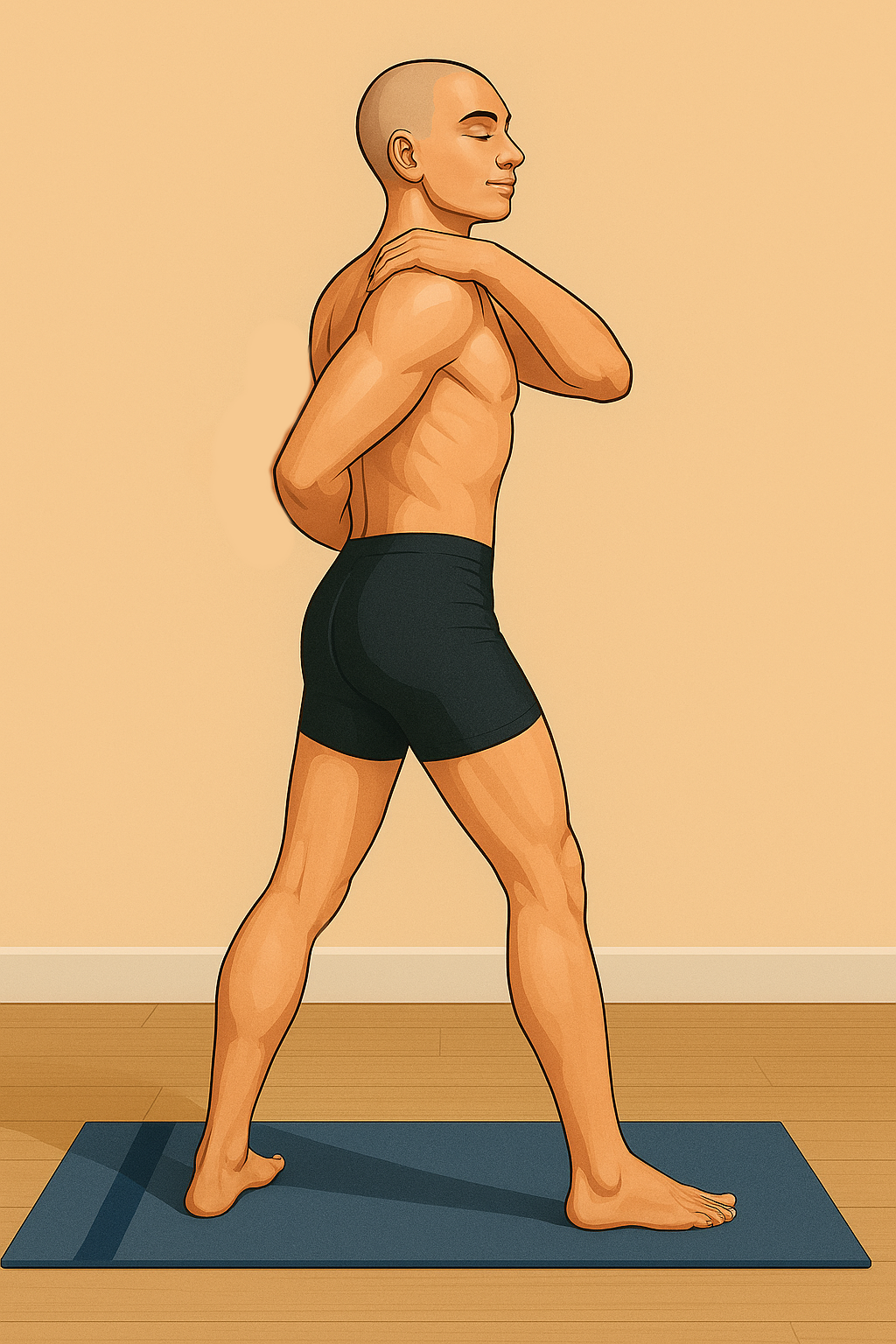 Kati Chakrasana — Rotation du tronc