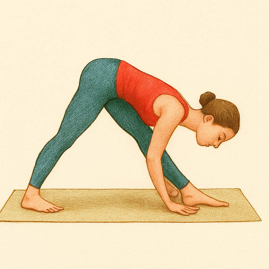 Parsvottanasana (Pyramid Pose — Pyramide)